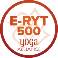Yoga Alliance E-RYT 500 certified