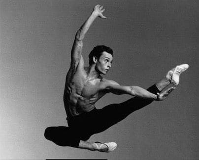 Isaac as a professional ballet dancer